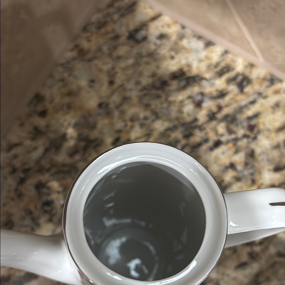 White and Gray Floral Coffee Set Kitchen Accessory - Picture 9 of 12